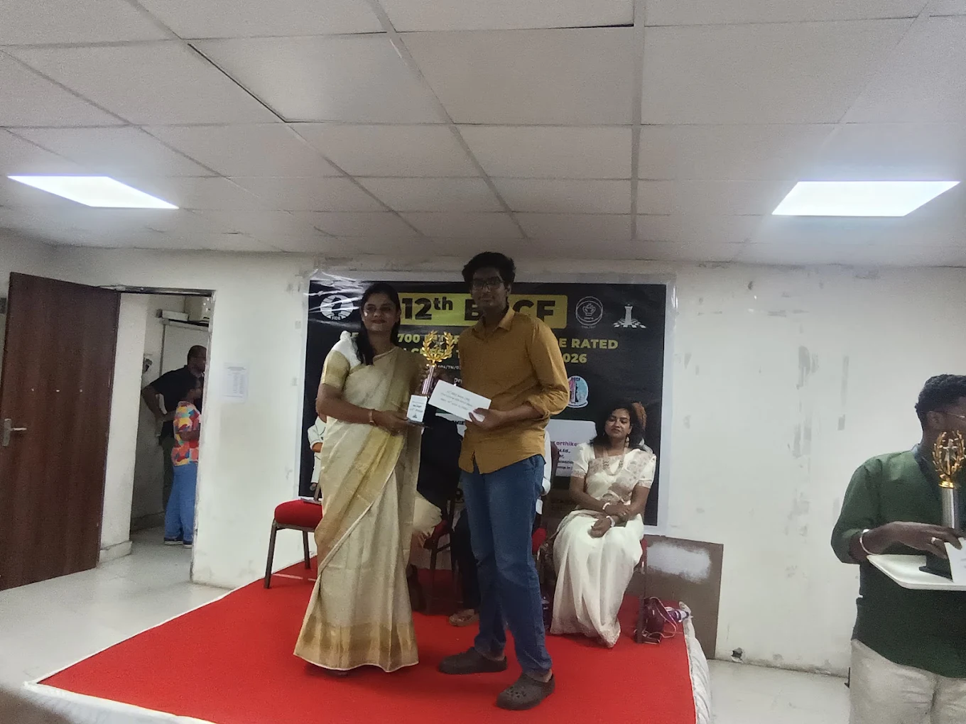 12th BSCF rated chess tournament prize ceremony